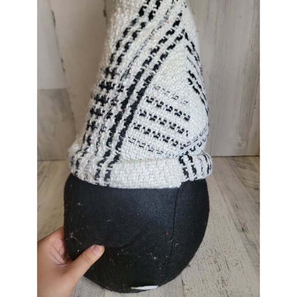 Large gnome plush white plaid Xmas home decor figure unique - Picture 6 of 7